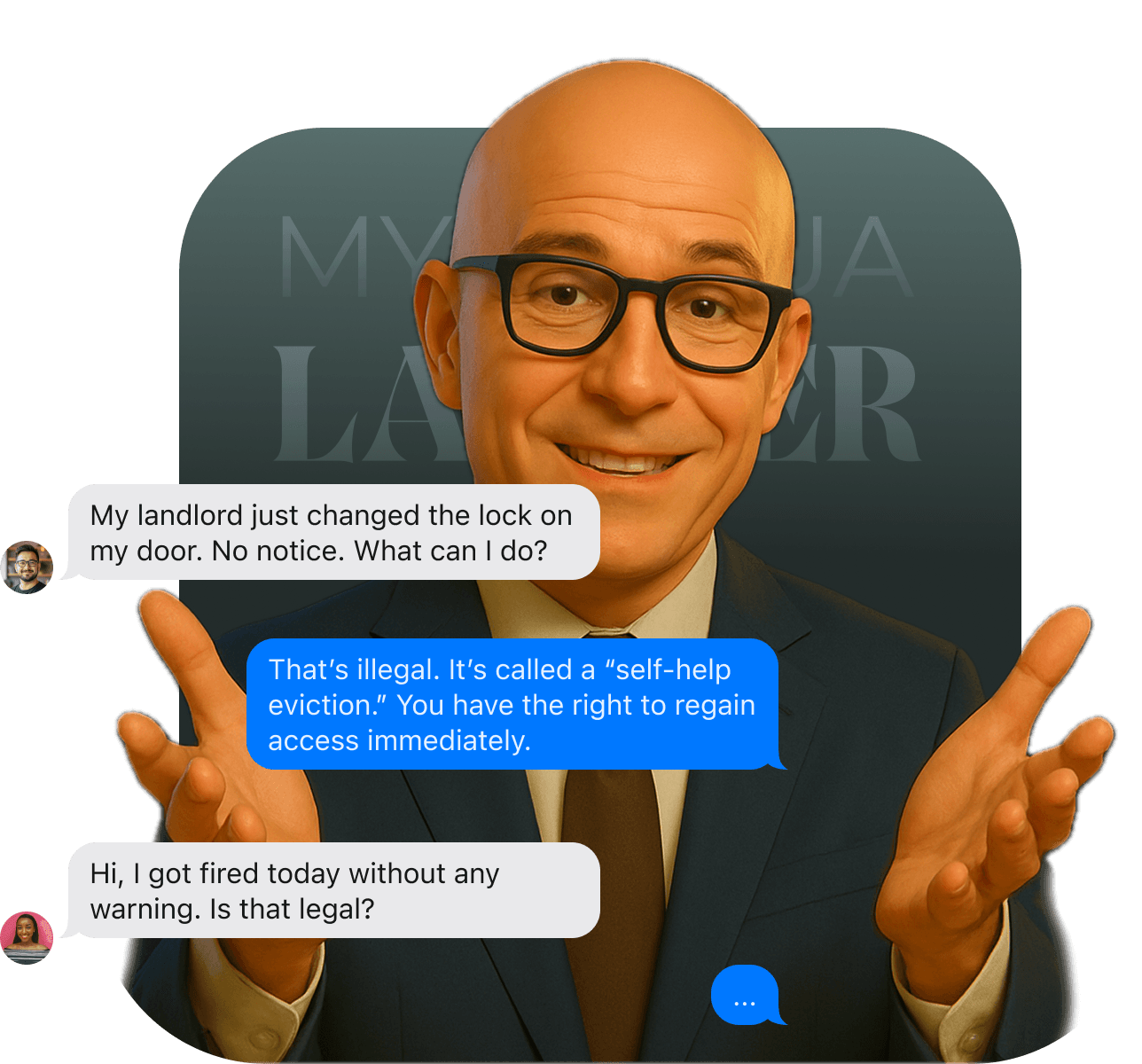 Myvirtualawyer AI Legal Assistant - Get instant answers to your legal questions 24/7